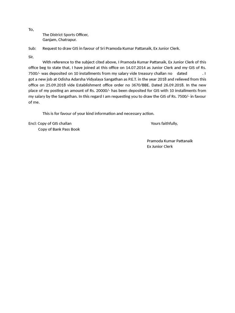 GIS Letter | PDF