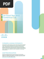 Download Cisco Q4FY12 Earnings Slides by Cisco Investor Relations SN102980451 doc pdf