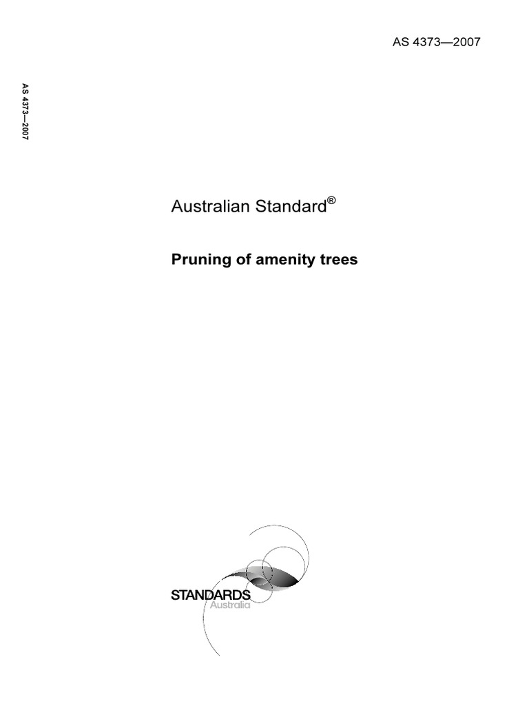 As 4373-2007 Pruning of Amenity Trees | PDF | Pruning | Trees
