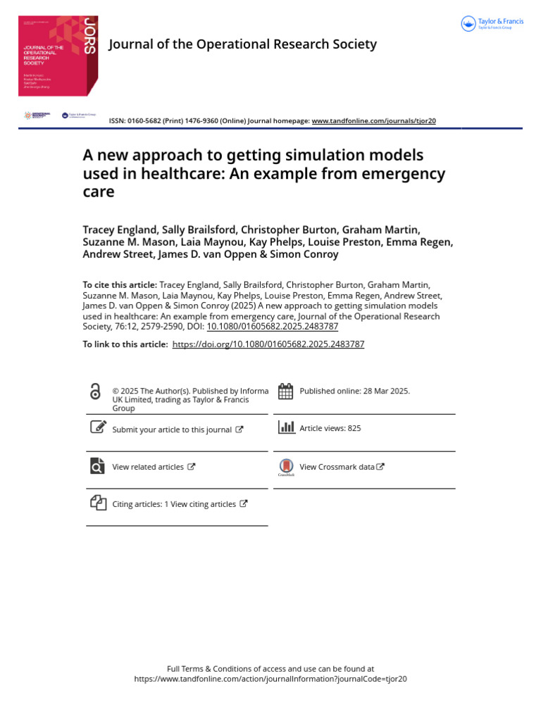 6. Simulation- A New Approach to Getting Simulation Models Used in ...