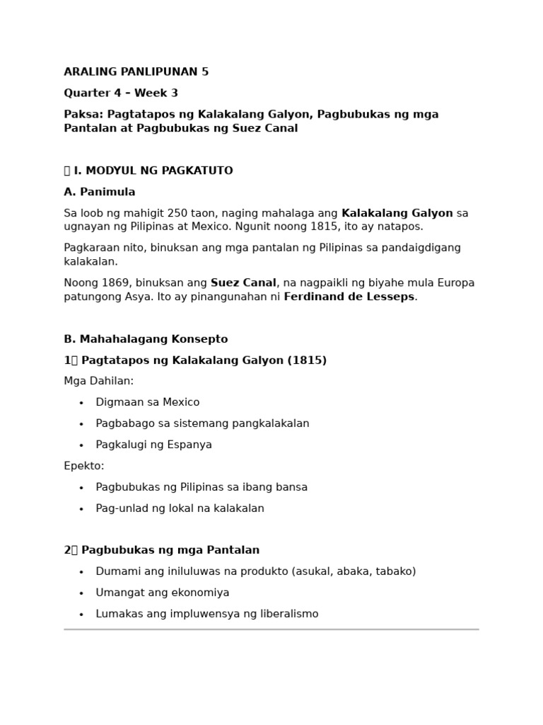 AP 5 Q4 W3 | PDF