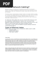 Types of Cables in Computer Networking | PDF