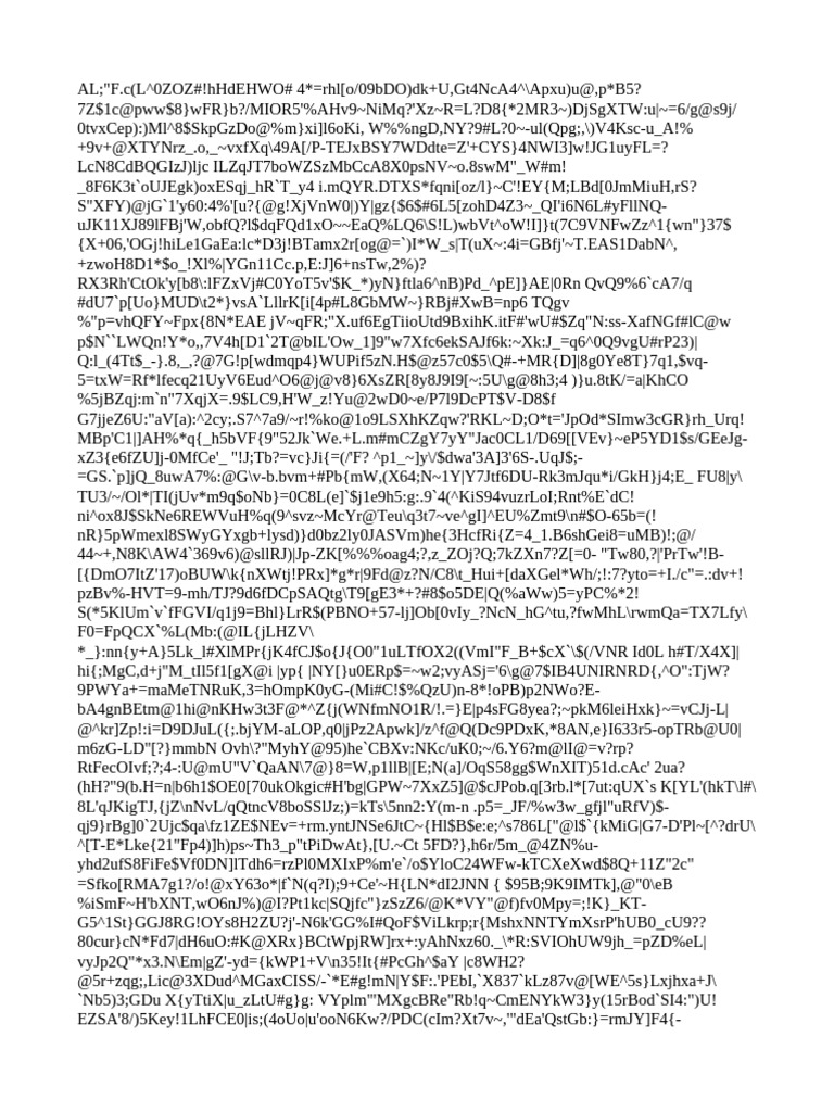 Random Ascii 1 (1) | PDF