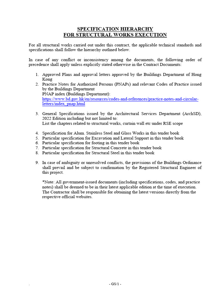 (3)250930_Hierarchy+Specification+BD Approval Letter | PDF | Concrete ...