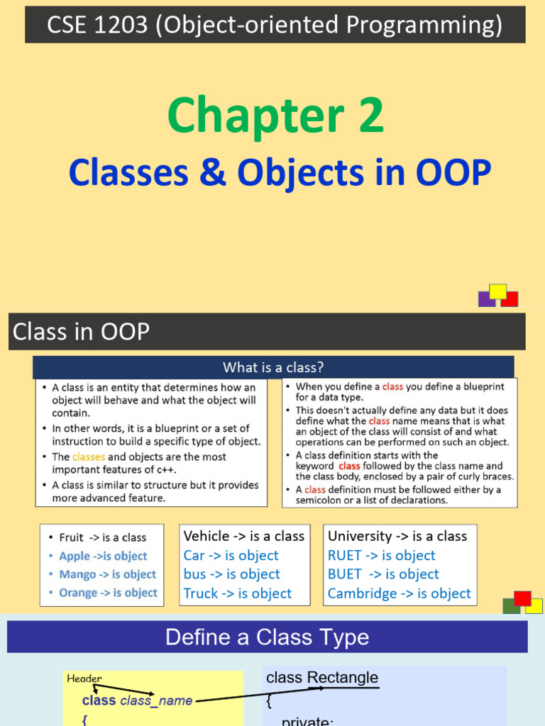 Lec-02 Classes_and_Objects | PDF | Method (Computer Programming) | Length