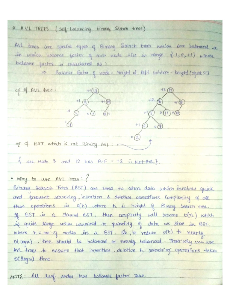 AVL trees | PDF
