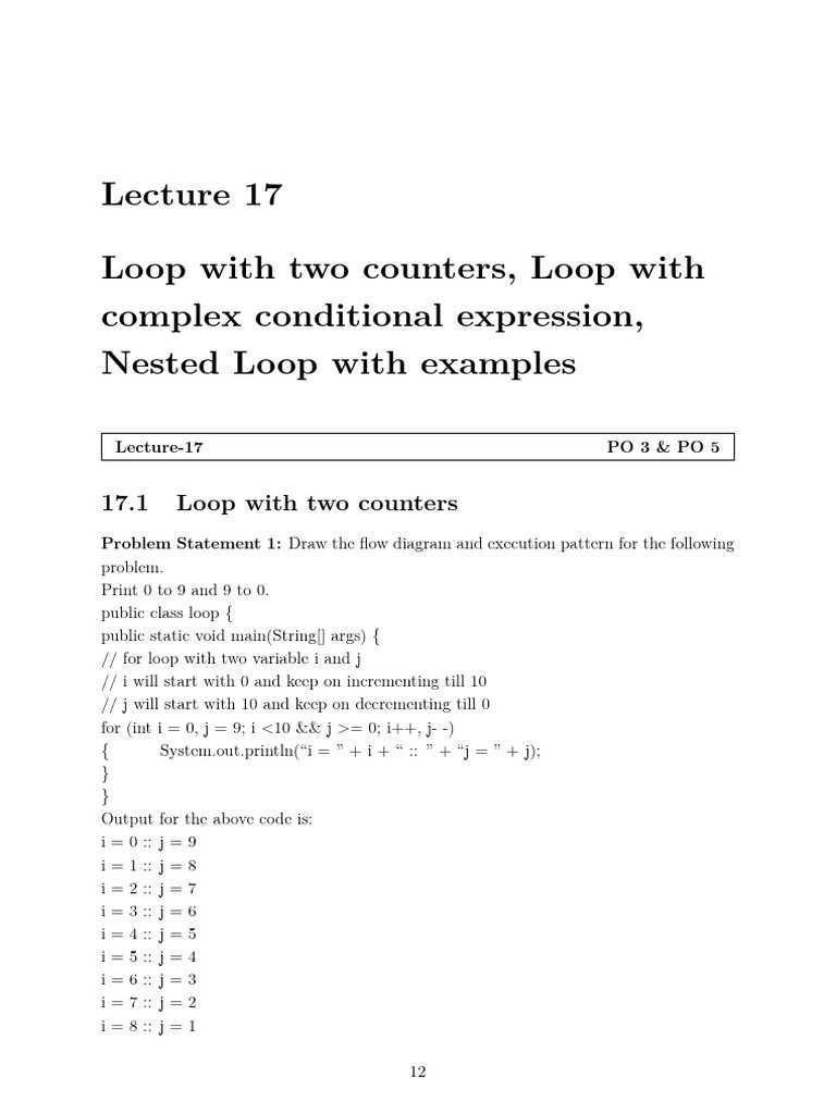 Lecture 17 | PDF | Control Flow | Software Development