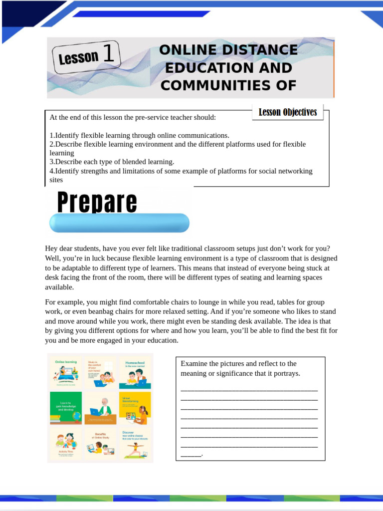 Flexible Learning Environment | PDF | Distance Education | Educational ...