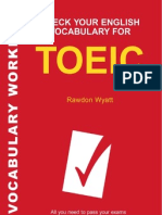 Check Your English Vocabulary for TOEIC