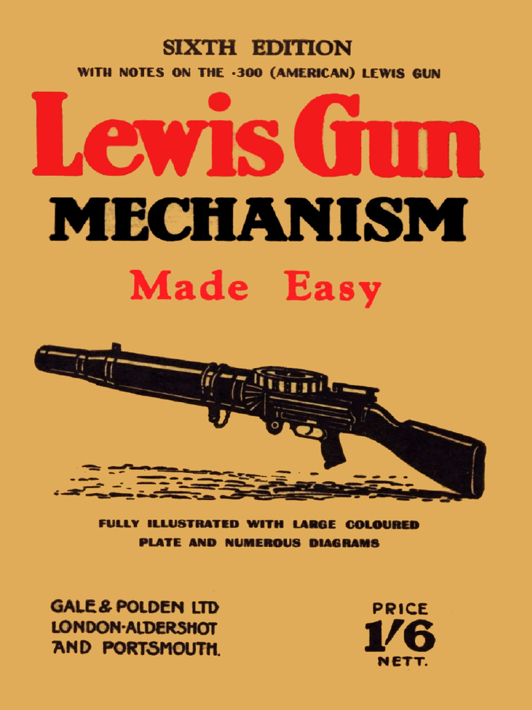 Lewis Gun Mechanism Made Easy | PDF | Magazine (Firearms) | Trigger ...