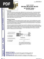 Conversor RS232 to 4a20mA