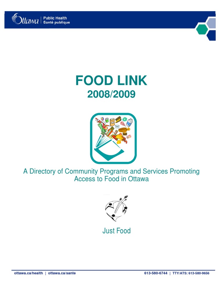 Ottawa Community Food Programs Directory | PDF | Dietitian | Nutrition