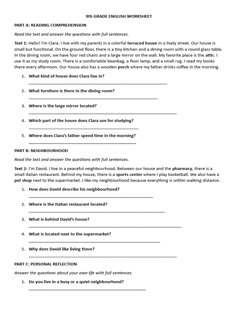 9th Grade Worksheet | PDF | Chess Openings | Chess