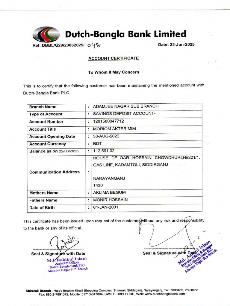 Bank Statement | PDF