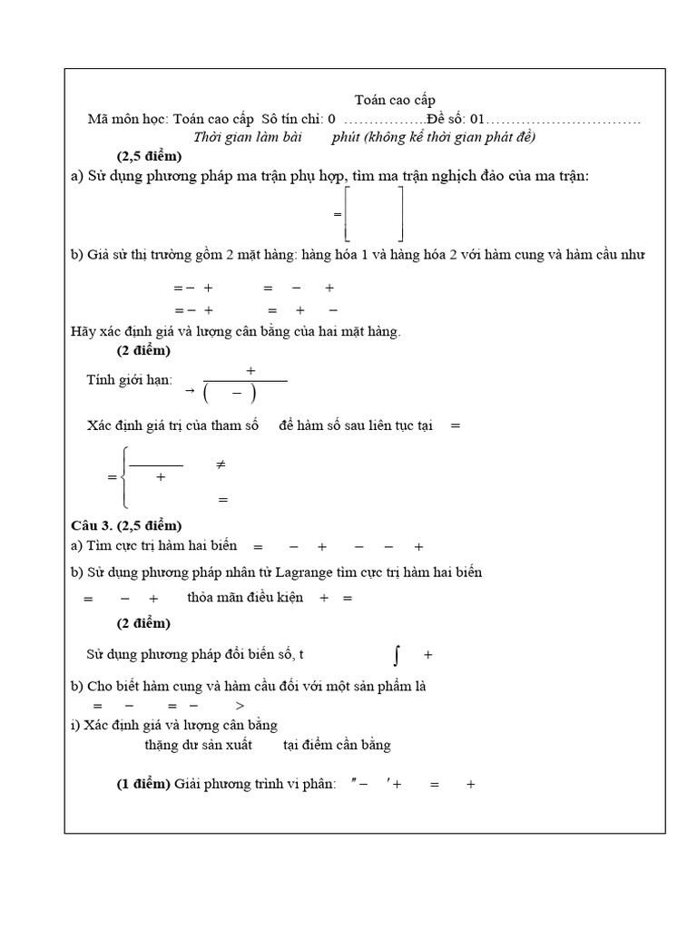 Toán CC_Mẫu | PDF