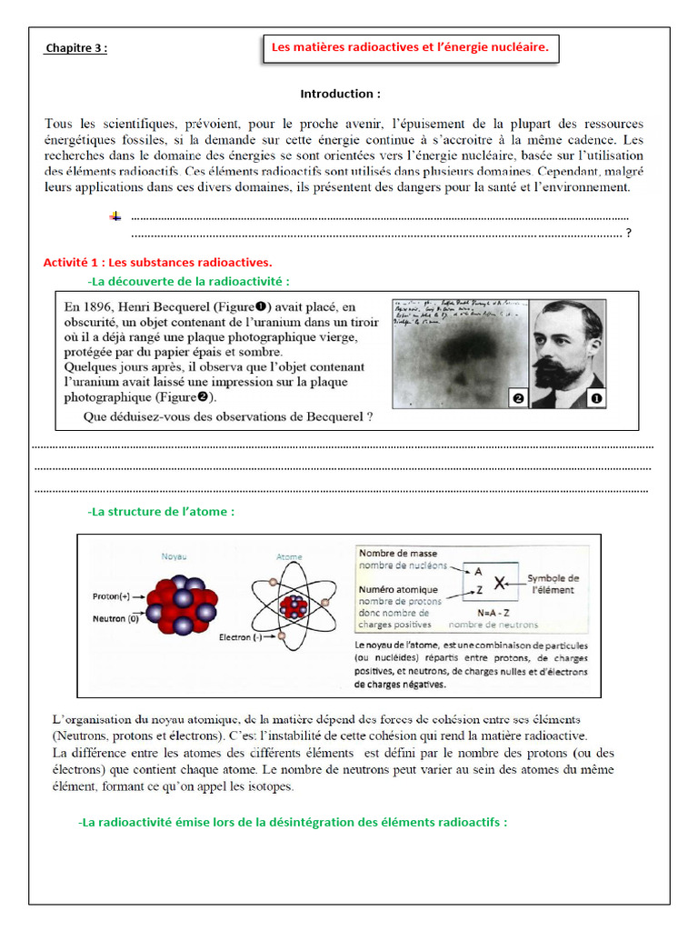 Cours 3 Unité 3 Élève 2026-2027 | PDF
