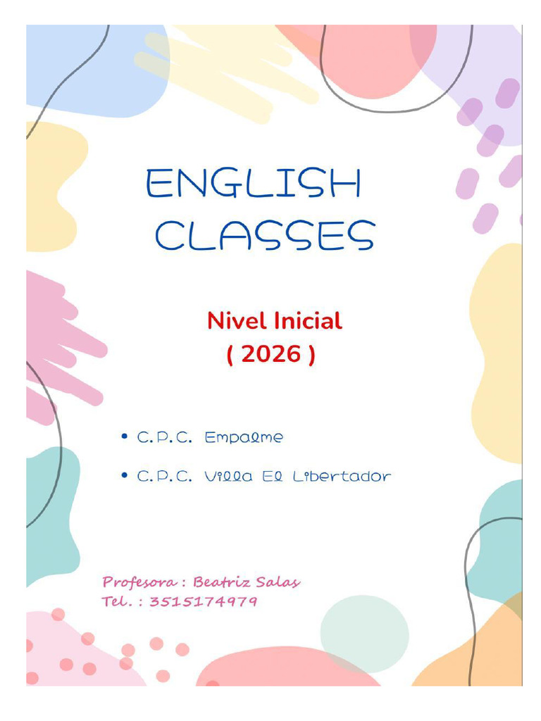 English Clasess 2026 | PDF | Syntax | Linguistics