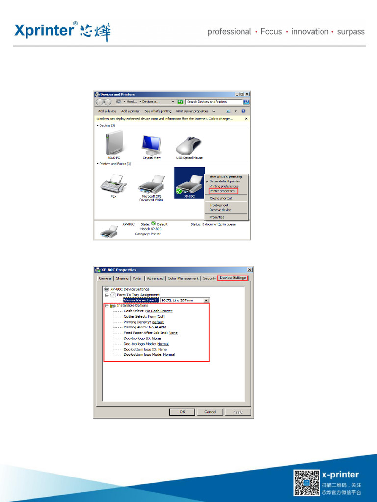 Settings of The Printer Driver | PDF