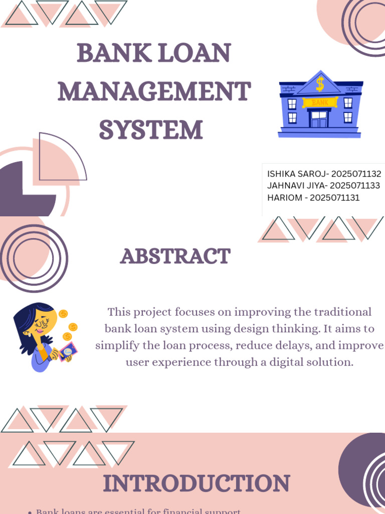 Bank Loan System | PDF
