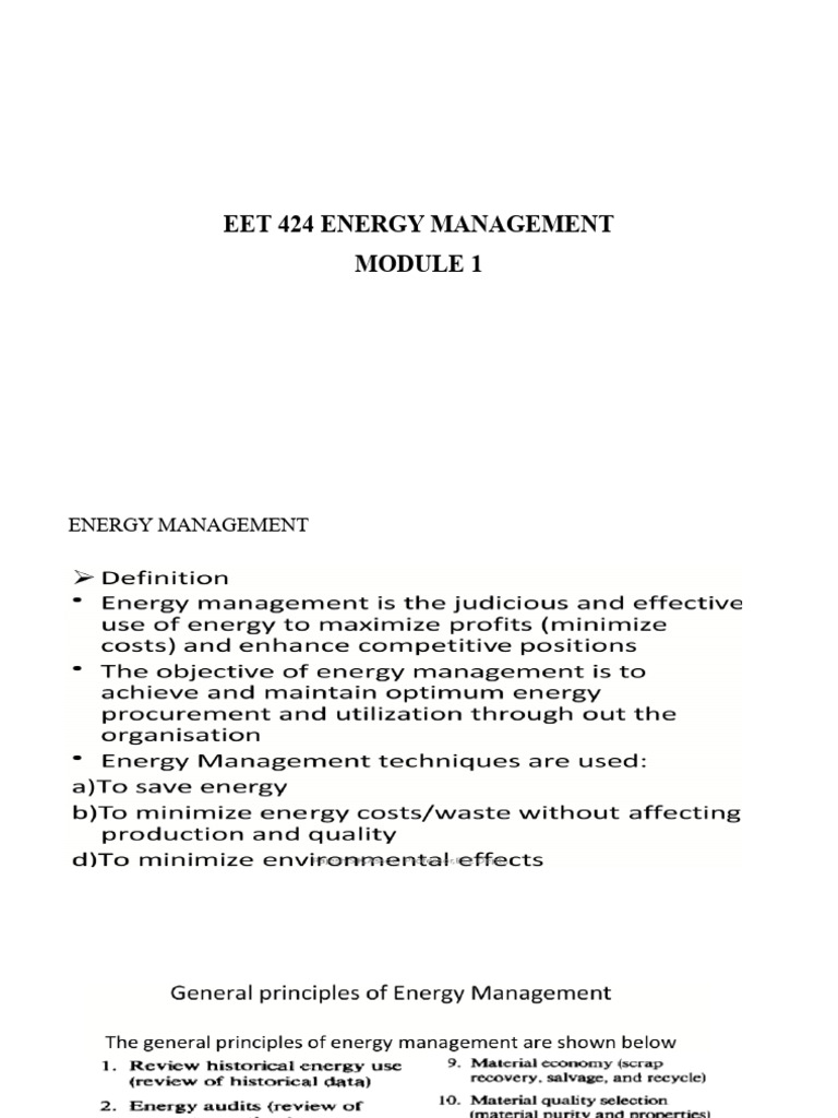 EM MODULE 1 | PDF