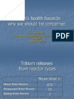 Tritium Risks Not Properly Assessed