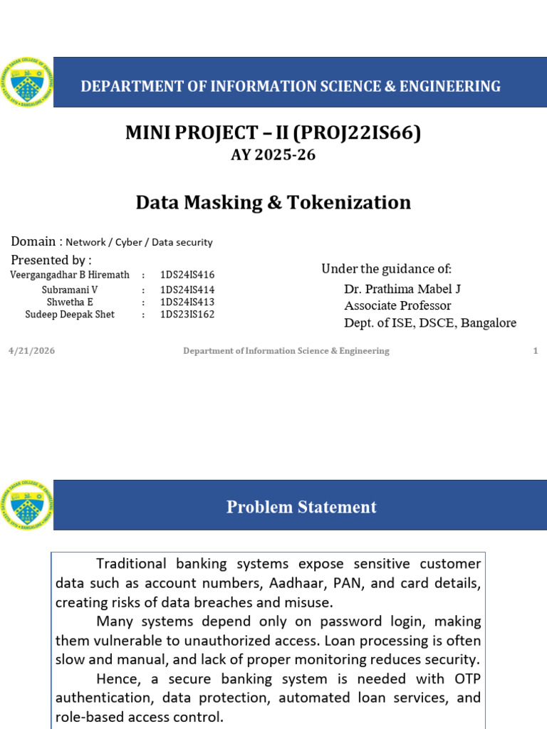 MiniProject Presentation Phase 2 - Review2 | PDF | Password | Access ...