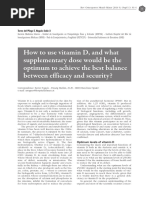 Adult Vitamin D Guidelines FINAL October 2023 | PDF | Vitamin D | Vitamin