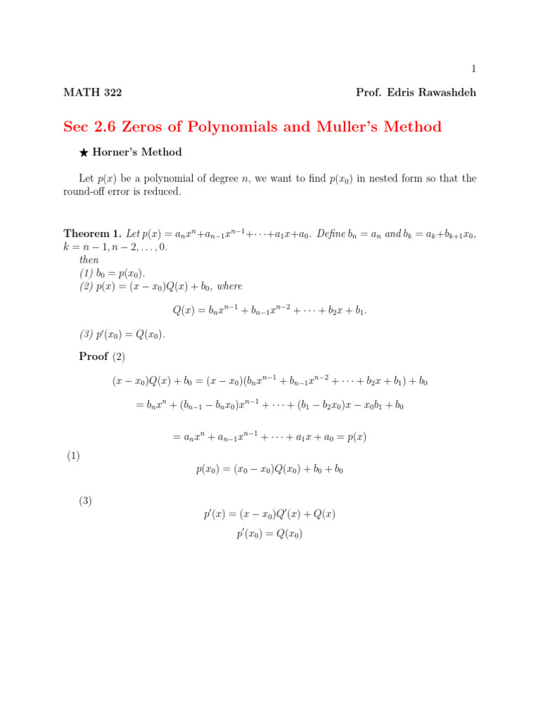 Math_322_Sec.2.6 | PDF