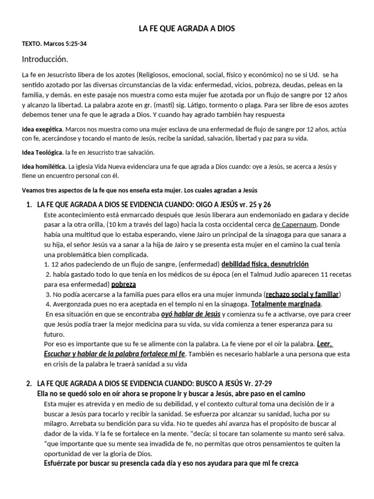 1646573730475_la Fe Que Agrada a Dios | PDF | Jesús | Fe