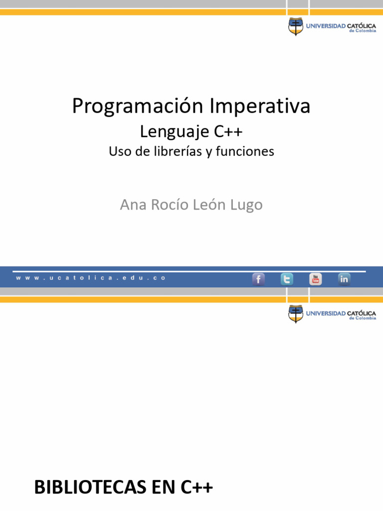 4 C y c++ funciones | PDF | C ++ | Función (Matemáticas)