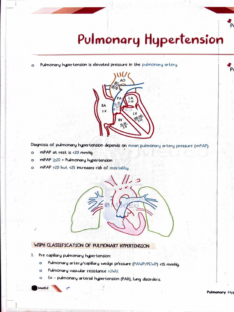 28. Pulmonary Hypertension | PDF | Hypertension | Clinical Medicine