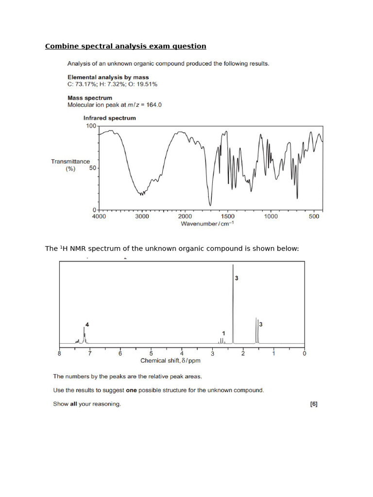 Combine Spectral Analysis Exam Question November 2024 | PDF
