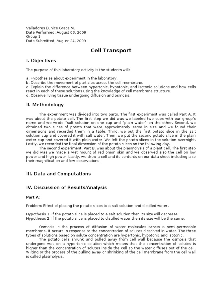 Dialysis tubing experiment picture