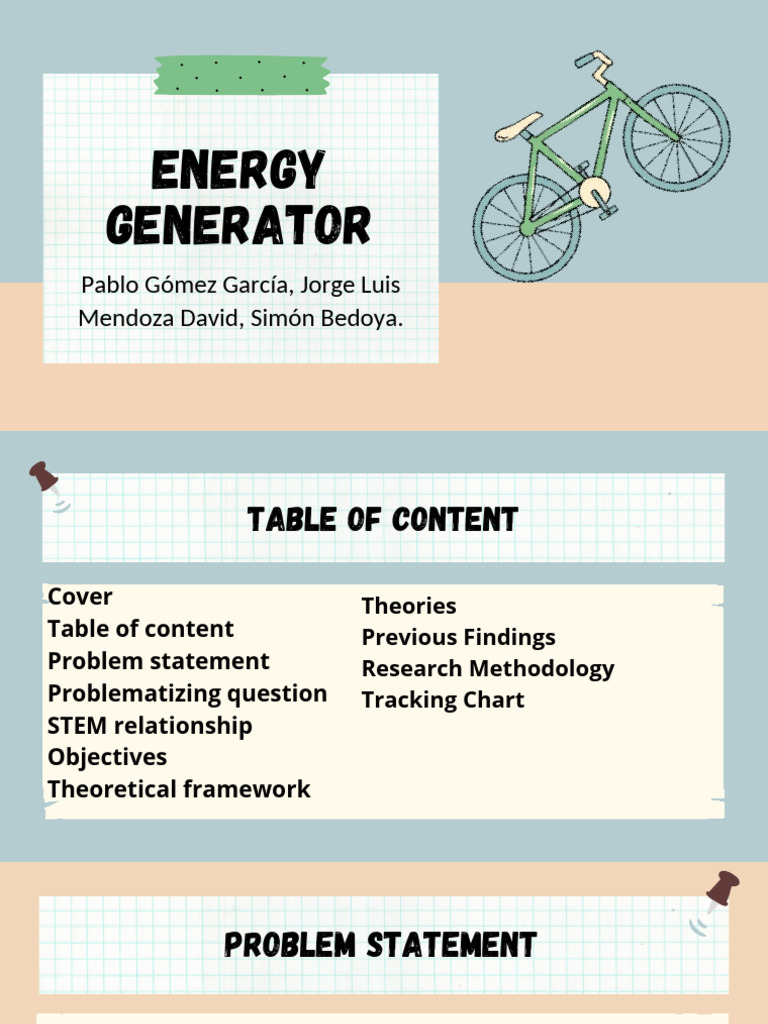Energy Generator | PDF