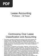 Lease Accounting: Professor, I.M Tiwari