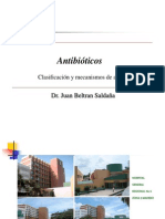 Antibióticos clasificación y mecanismos