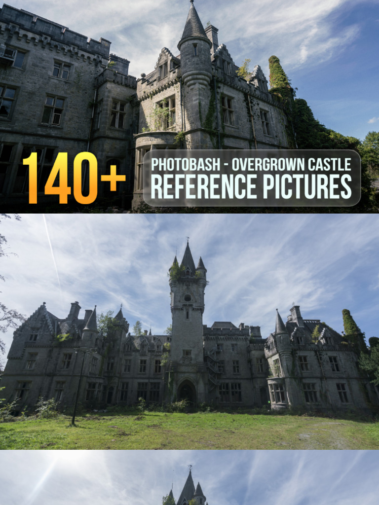 140+ Photobash - Overgrown Castle Reference Pictures | PDF