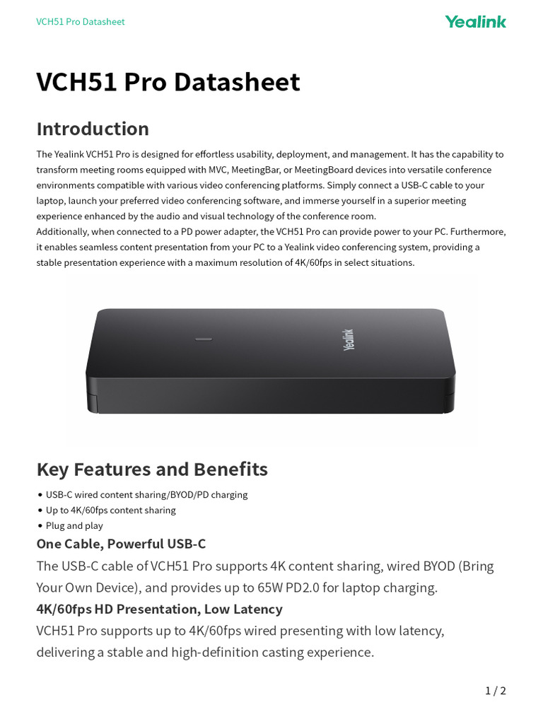 VCH51 Pro Datasheet | PDF | Usb | Computer Science