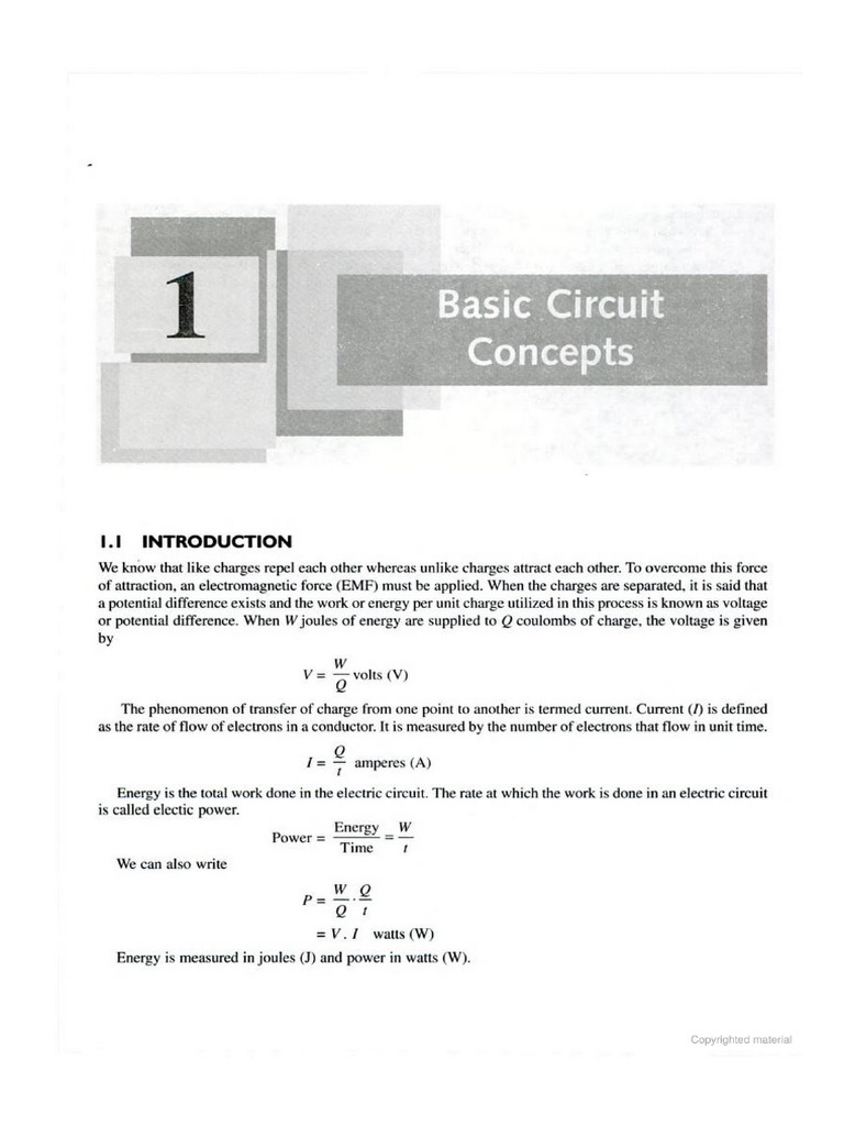 Circuits - Notes | PDF