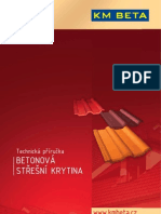 KM Beta - Technická Příručka - Betonová Střešní Krytina
