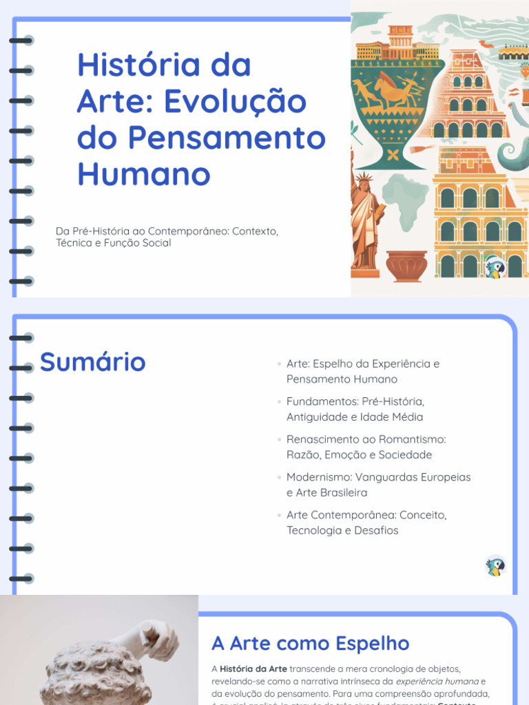 Histria Da Arte Evoluo Do Pensamento Humano | PDF