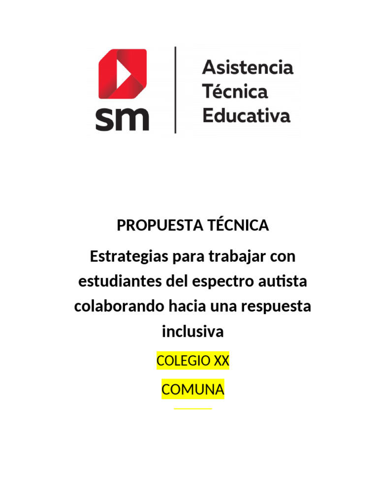 Estrategias para Trabajar Con Estudiantes Del TEA | PDF | Autismo ...