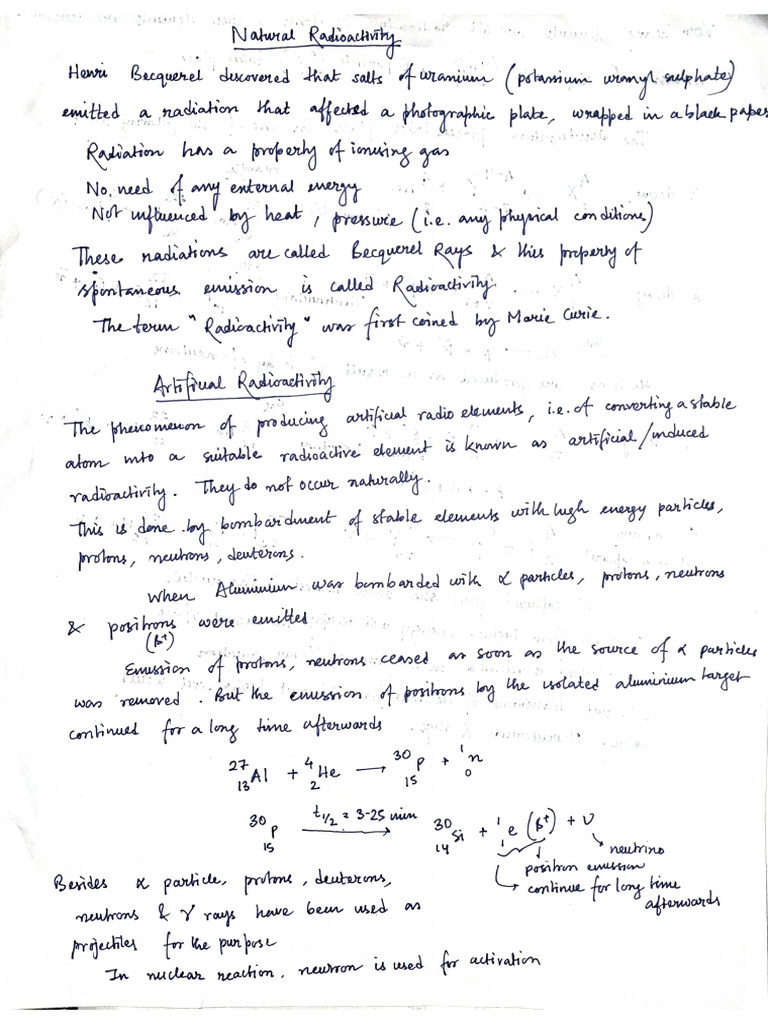 Chemistry Paper I (Sem-VI) | PDF | Radioactive Decay | Neutron