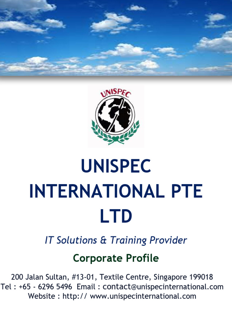 Unispec International Profile 2024 | PDF