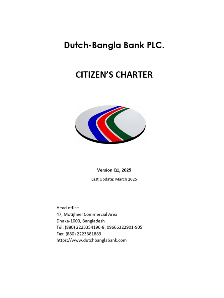 Citizens Charter | PDF | Cheque | Personal Identification Number