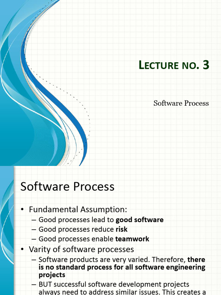Lecture No. 3_Software Process & Models | PDF | Prototype | Software ...