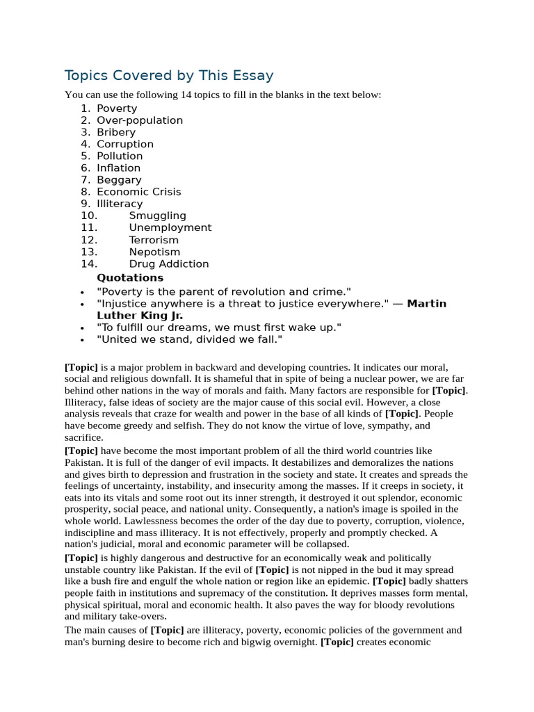 Negative Essay | PDF