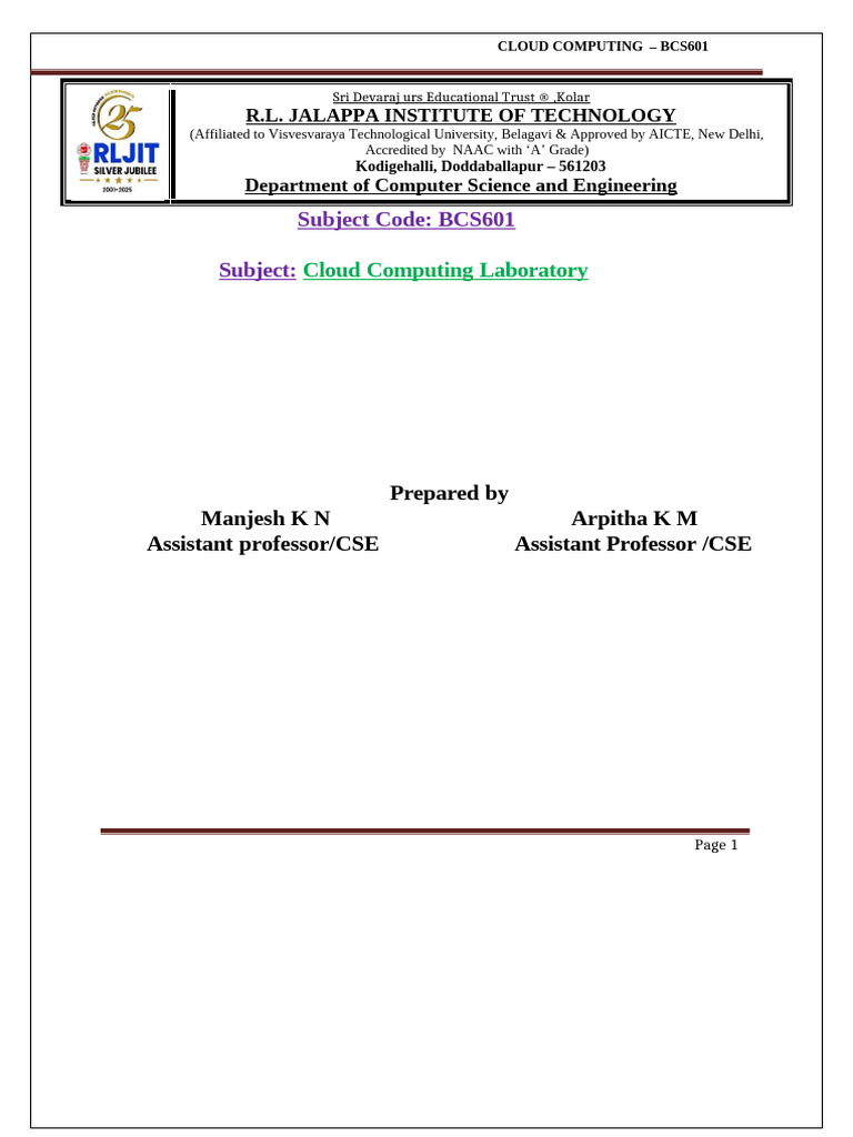 Cloud Computing Manual Aws | PDF | Cache (Computing) | Amazon Web Services