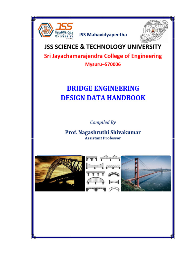 Bridge Engineering Design Data handbook | PDF | Bending | Beam (Structure)