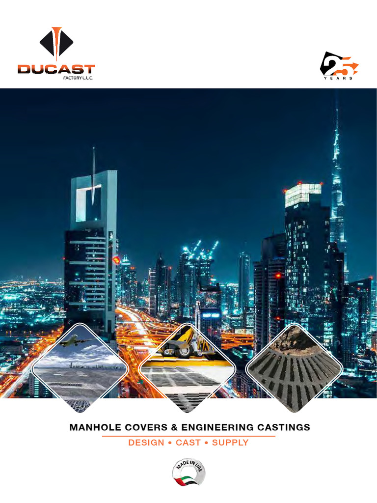 Ducast DI Manhole Cover and Frame | PDF | Cast Iron | Ductility